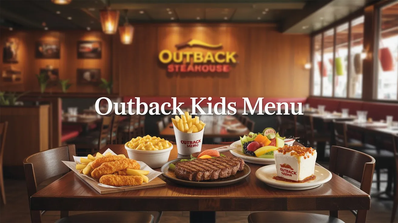 Outback kids menu