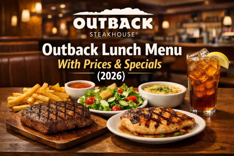 Outback lunch menu