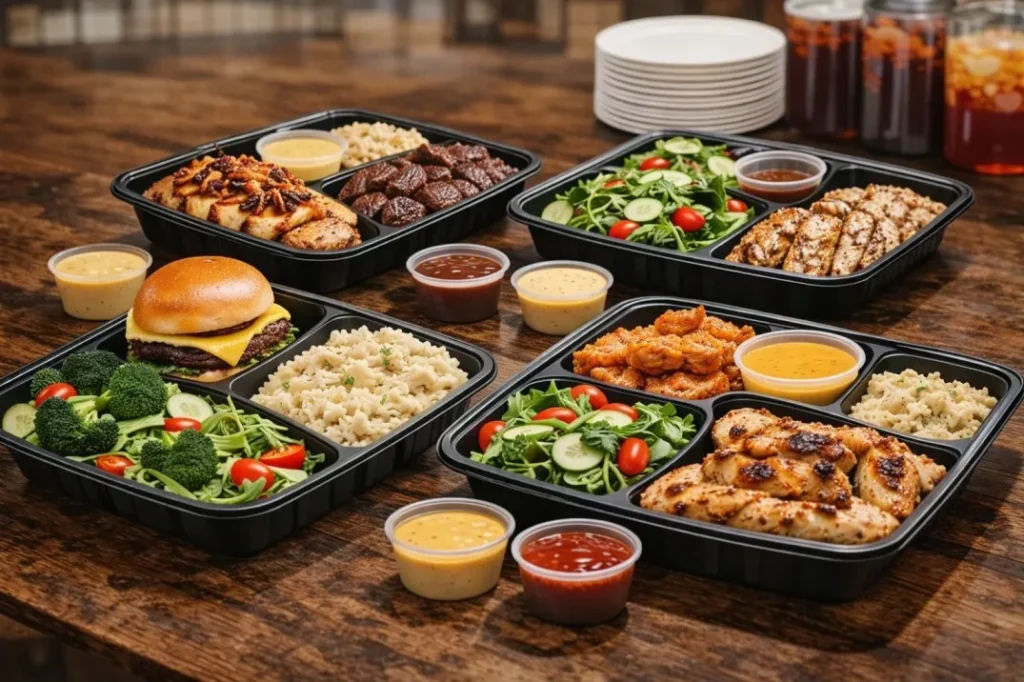 Individually Packaged Outback Catering Meals
