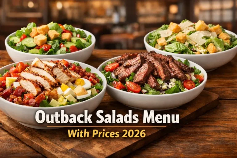 Outback Salads Menu